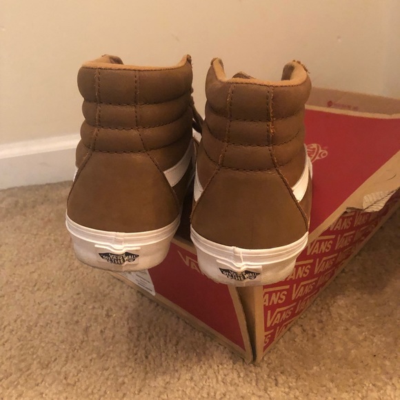 Brown Mid vans Men size 9.5 - Picture 3 of 3